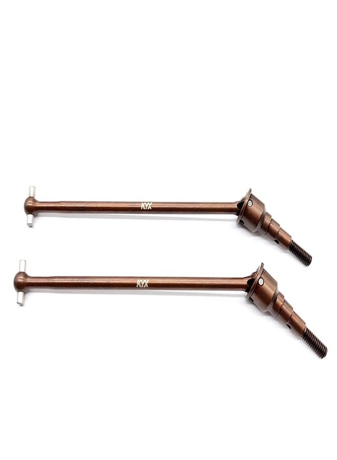 KYX Racing Hard Steel Front Rear CVD Drive Shafts Driveshafts Upgrades Parts Accessories for 1/10 RC Crawler Car LOSI Lasernut U4 4WD - Image 1